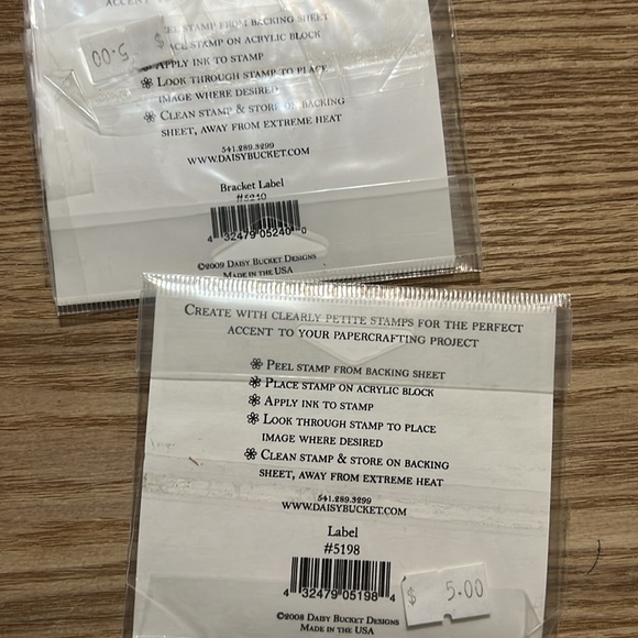 Clear Assorted Birthday Stamp Set - Picture 8 of 8